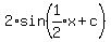 2%2Asin%28expr%281%2F2%29%2Ax%2Bc%29