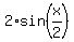 2%2Asin%28x%2F2%29