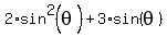 2%2Asin%5E2%28theta%29+%2B+3%2Asin%28theta%29