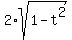 2%2Asqrt%281-t%5E2%29