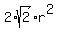 2%2Asqrt%282%29%2Ar%5E2