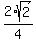 2%2Asqrt%282%29%2F4