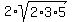 2%2Asqrt%282%2A3%2A5%29