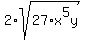 2%2Asqrt%2827%2Ax%5E5y%29