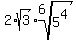 2%2Asqrt%283%29%2Aroot%286%2C5%5E4%29