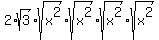 2%2Asqrt%283%29%2Asqrt%28x%5E2%29%2Asqrt%28x%5E2%29%2Asqrt%28x%5E2%29%2Asqrt%28x%5E2%29