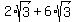 2%2Asqrt%283%29%2B6%2Asqrt%283%29