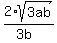 2%2Asqrt%283ab%29%2F%283b%29