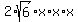 2%2Asqrt%286%29%2Ax%2Ax%2Ax