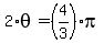 2%2Atheta=%284%2F3%29pi