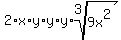 2%2Ax%2Ay%2Ay%2Ay%2Aroot%283%2C+9x%5E2%29