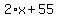 2%2Ax%2B55