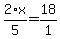 2%2Ax%2F5=18%2F1