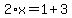2%2Ax=1%2B3