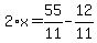 2%2Ax=55%2F11-12%2F11
