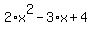 2%2Ax%5E2-3%2Ax%2B4