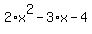 2%2Ax%5E2-3%2Ax-4