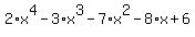 2%2Ax%5E4-3%2Ax%5E3-7%2Ax%5E2-8%2Ax%2B6