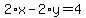 2%2Ax-2%2Ay=4