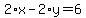 2%2Ax-2%2Ay=6