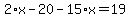 2%2Ax-20-15%2Ax=19