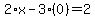 2%2Ax-3%280%29=2