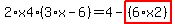 2%2Ax4%2A%283%2Ax-6%29=4-highlight_red%28+%286%2Ax2%29+%29