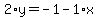 2%2Ay=-1-1%2Ax