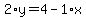 2%2Ay=4-1%2Ax