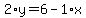 2%2Ay=6-1%2Ax