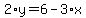 2%2Ay=6-3%2Ax