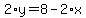 2%2Ay=8-2%2Ax