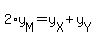 2%2Ay%5BM%5D=y%5BX%5D%2By%5BY%5D