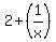 2%2B%281%2Fx%29