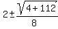 2%2B-sqrt%284%2B112%29%2F%288%29