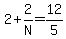2%2B2%2FN=12%2F5