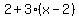 2%2B3%28x-2%29