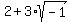 2%2B3%2Asqrt%28-1%29