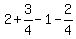 2%2B3%2F4-1-2%2F4
