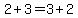 2%2B3=3%2B2