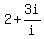 2%2B3i%2Fi