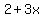 2%2B3x