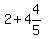 2%2B4%264%2F5