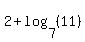 2%2Blog%287%2C%2811%29%29