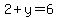 2%2By=6