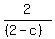 2%2F%28%282-c%29%29