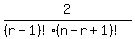 2%2F%28%28r-1%29%21%28n-r%2B1%29%21%29