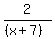 2%2F%28%28x%2B7%29%29