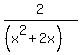 2%2F%28%28x%5E2%2B2x%29%29