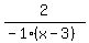 2%2F%28-1%28x-3%29%29